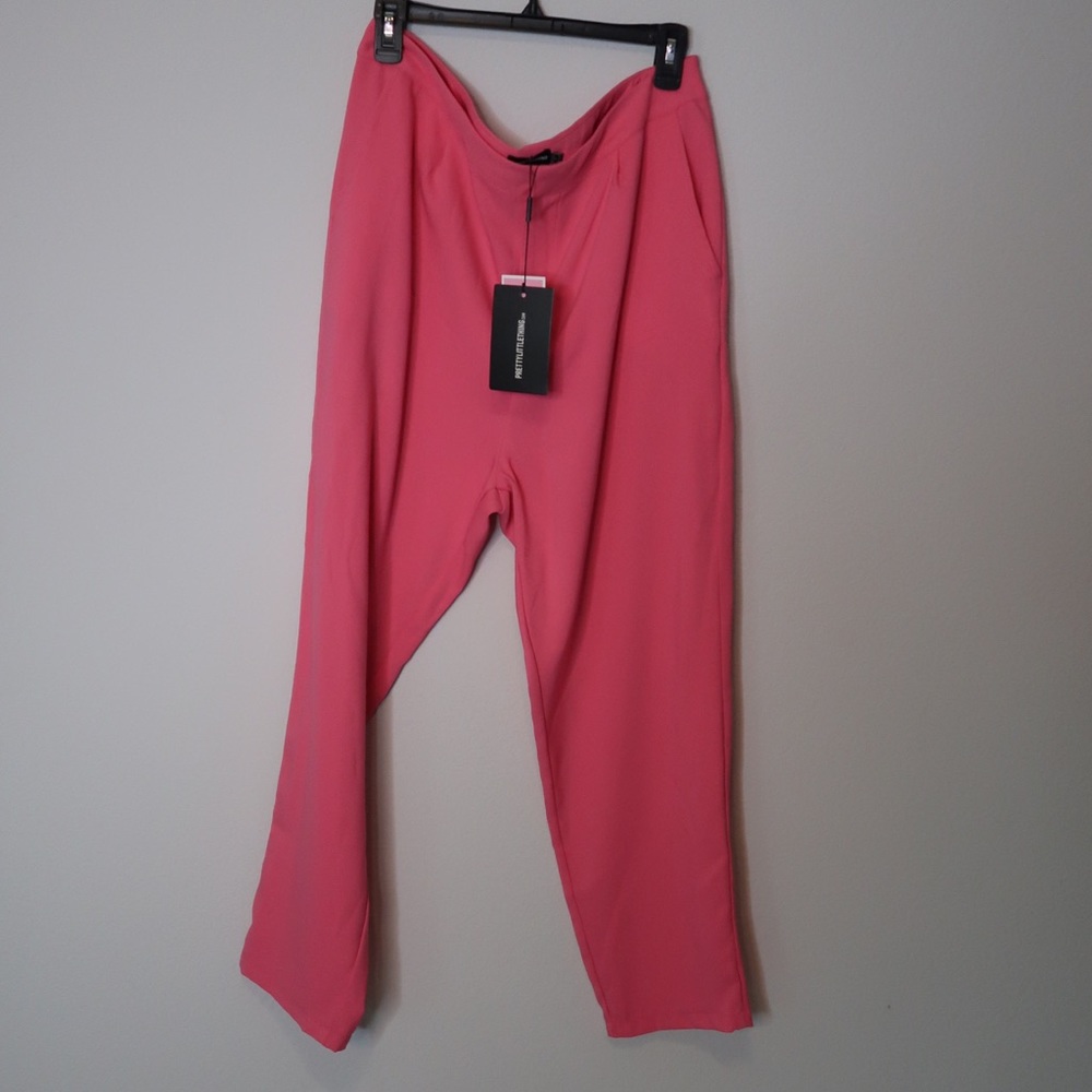 Bubblegum Pink Cropped Pants